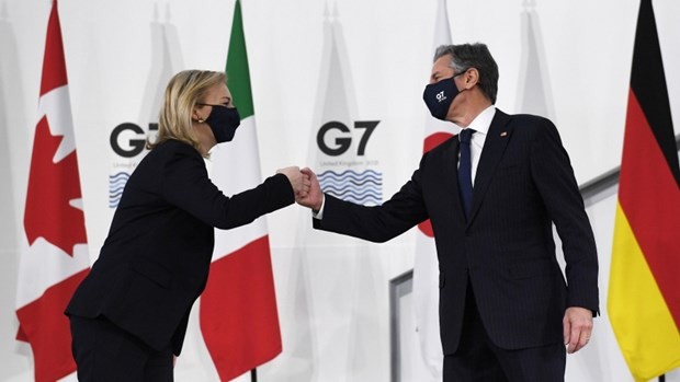 Ouverture de la réunion des ministres des Affaires étrangères du G7