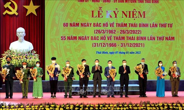 Vo Van Thuong célèbre l’anniversaire des visites de Hô Chi Minh à Thai Binh