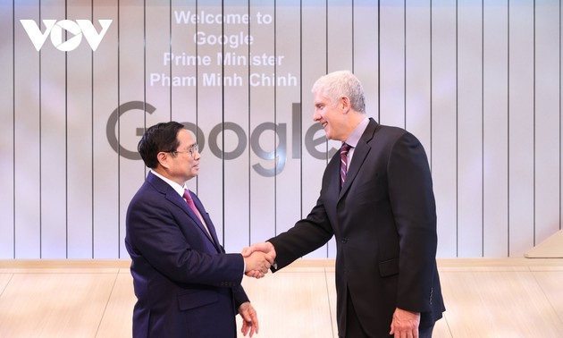 Pham Minh Chinh rencontre les patrons d’Intel, Apple et Google