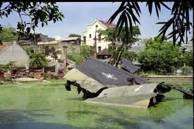 B52戦闘機が墜落したゴクハー村
