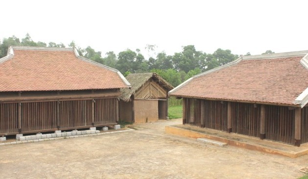 チャム族の伝統的な家