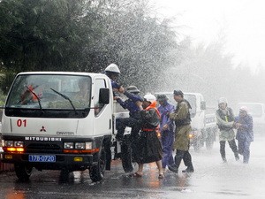 越南主动应对一号台风