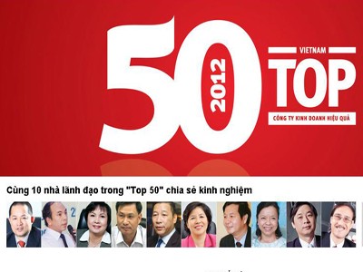 越南表彰50家经营最佳企业