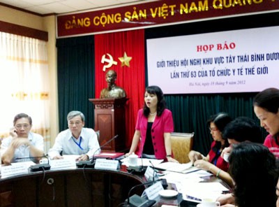 世界卫生组织（WHO）西太平洋地区委员会第63届会议在越南举行