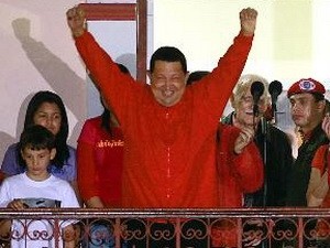 世界各国向委内瑞拉总统查韦斯表示祝贺