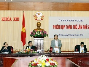越南国会对外委员会召开第五次全体会议