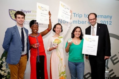 越南大学生荣获全球拜耳青年环境领袖奖