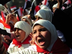 埃及首都开罗发生抗议示威