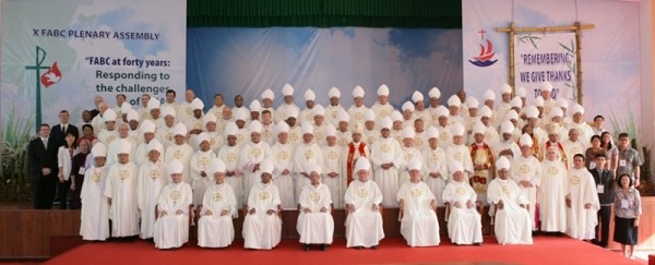 天主教亚洲主教团协会第十届全体大会闭幕
