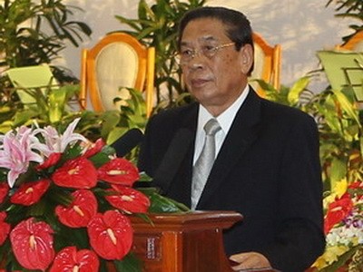 老挝人民革命党中央总书记、国家主席朱马利·赛雅贡正式访越