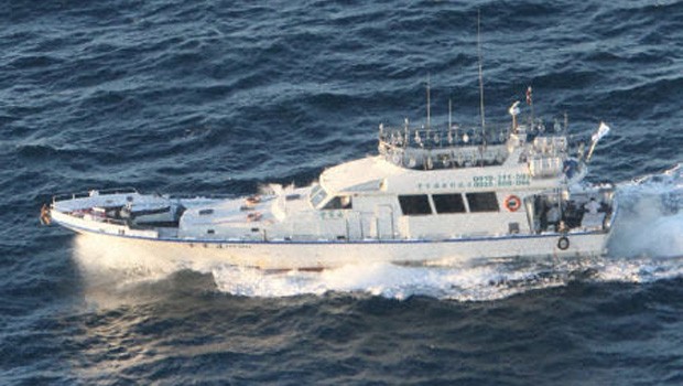 台湾渔船驶往中日争议岛屿