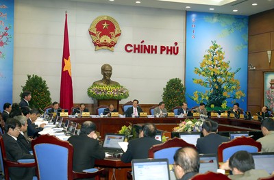 越南政府举行一月份工作例会