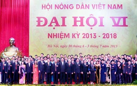 越南农民协会第6次全国代表大会闭幕