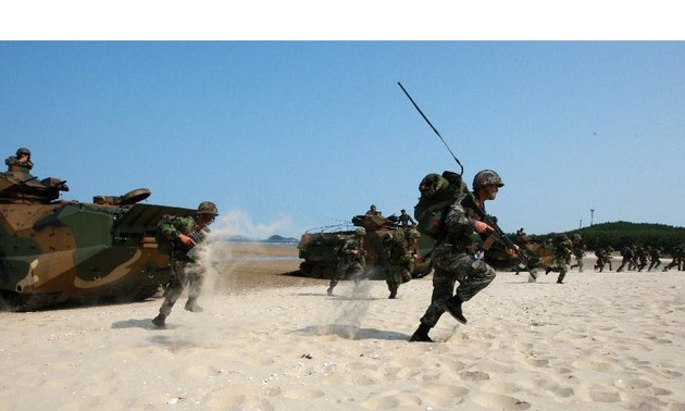韩美开始年度联合军演