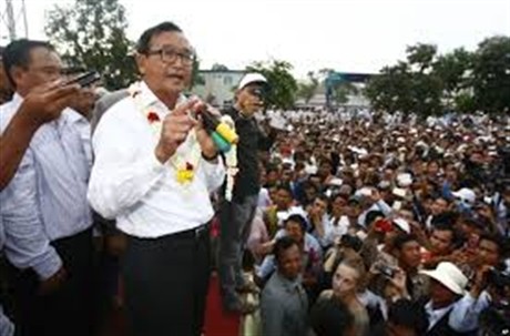 柬埔寨反对党主席宣布结束示威活动