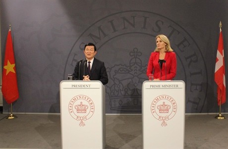 越南国家主席张晋创圆满结束对丹麦的国事访问
