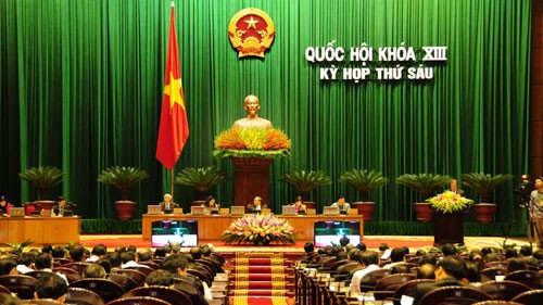 越南国会批准的九项法律和法令得到公布