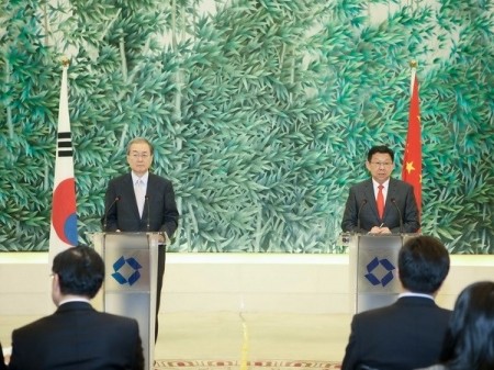 中国-韩国准备举行新一轮自由贸易协定谈判
