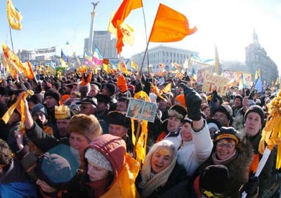 乌克兰再次发生大规模示威游行