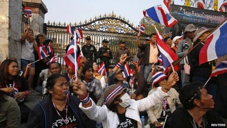 泰国宣布尽快逮捕示威领导人