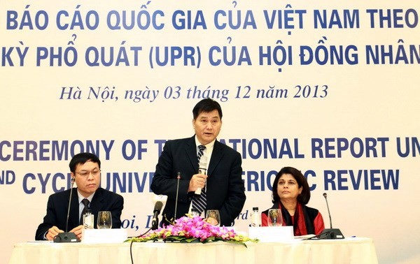 越南接受联合国人权理事会第二轮国别人权审议