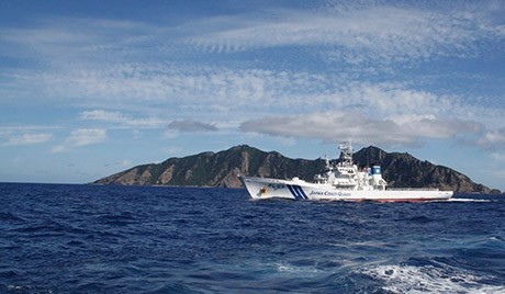 中国舰船再次出现在中日争议海域