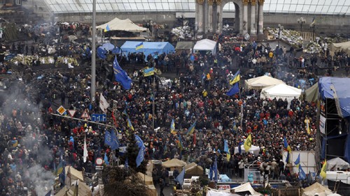 乌克兰议会解除亚努科维奇总统职务
