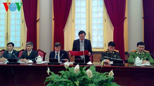 越南国家主席办公厅公布两项法令