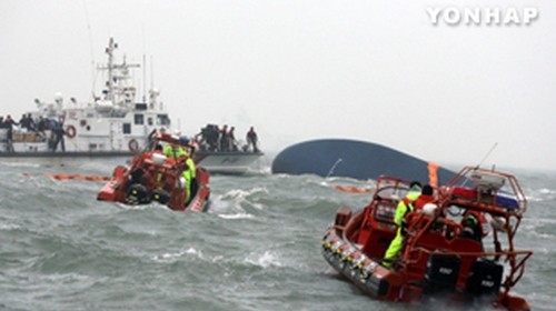 世界各国对韩国客轮沉没事故表示慰问