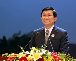 越南国家主席张晋创会见中国友好代表团