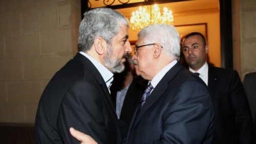 巴勒斯坦总统会见哈马斯领导人