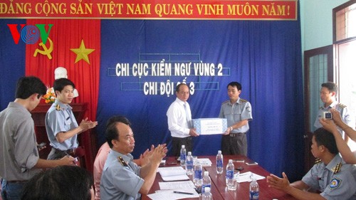 越南渔业检查力量坚决捍卫海洋海岛主权