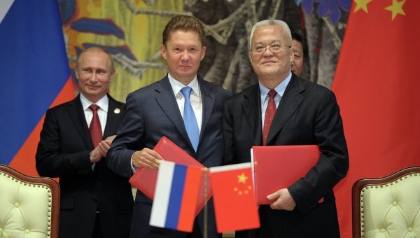 中国与俄罗斯签署天然气供应协议