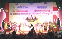 高棉族佛教南宗与民族并肩同行学术研讨会在迪石市举行