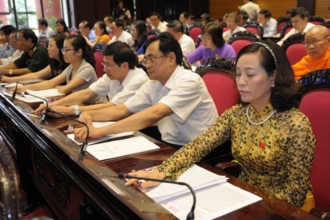 越南选民对国会关于东海问题的立场表示赞成