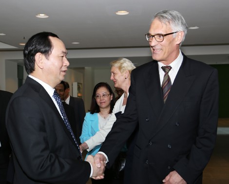 越南公安部长陈大光对德国进行工作访问
