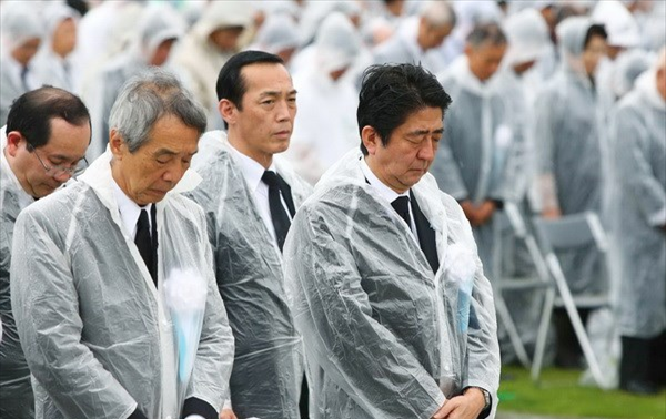 日本广岛市举行核爆受害者纪念仪式