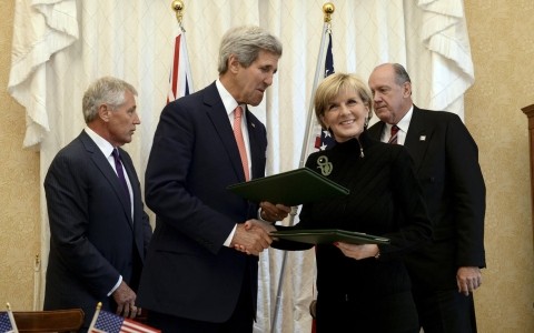 美国和澳大利亚反对单方面改变东海和华东海现状