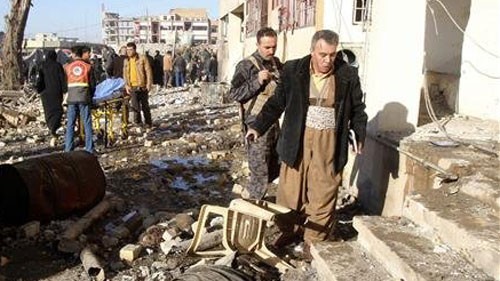 伊拉克发生连环爆炸事件造成近140人死伤