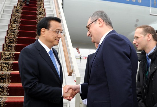 中国国务院总理李克强对俄罗斯进行正式访问