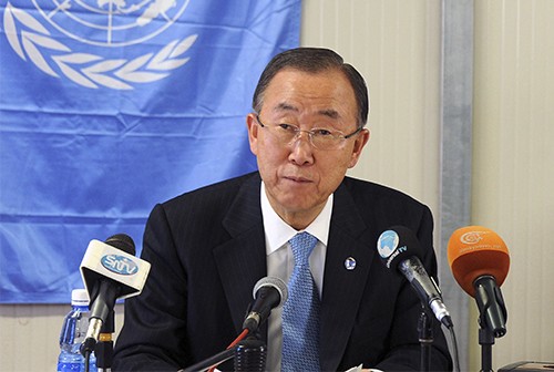 联合国秘书长潘基文：人口贩卖是不人道行为