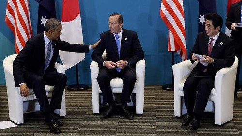 美国、澳大利亚和日本呼吁和平解决海上争端