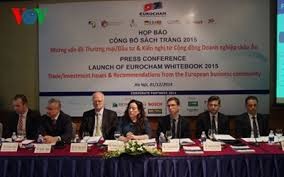 越南欧洲商会发布2015年白皮书