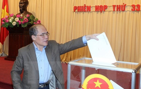 2014年越南国会党组进行信任调查