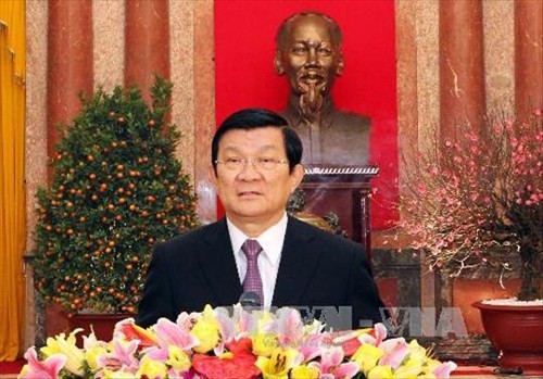 越南国家主席张晋创发表乙未春节贺词