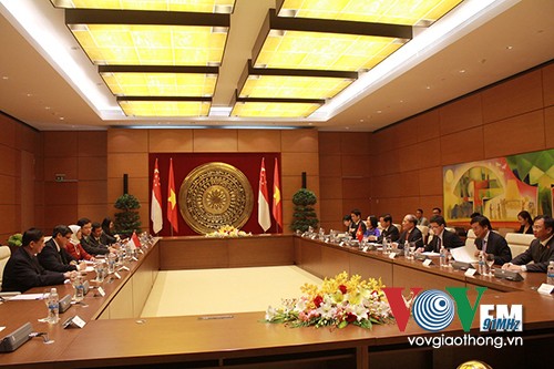 越南与新加坡促进双边和多边合作