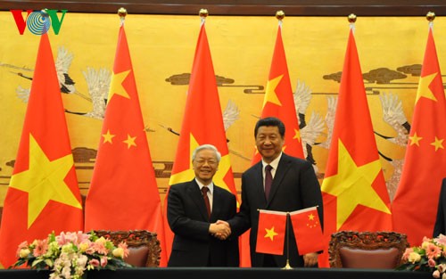 越南和中国巩固互信增进友谊推动合作