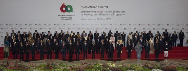 2015年亚非领导人会议开幕 张晋创主席在第一场全体会议上发表重要讲话