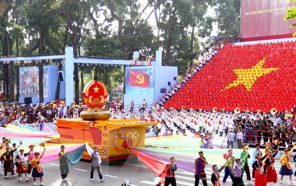 外国媒体报道越南纪念南方解放国家统一40周年相关消息