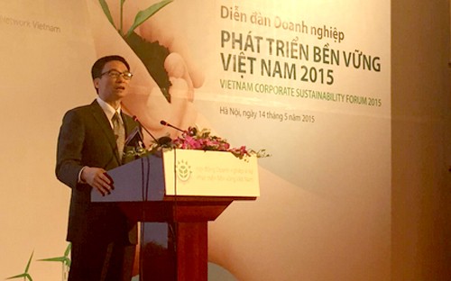 越南工商会举行2015越南可持续发展企业论坛